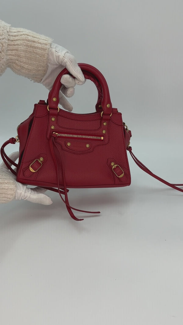 balenciaga mini red