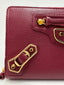 Portefeuille bordeaux balenciaga