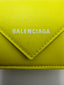 Porte monnaie jaune fluo - Balenciaga